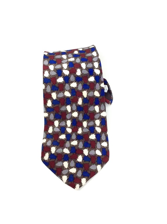 Vintage Vicky Davis Buggie silk necktie tie