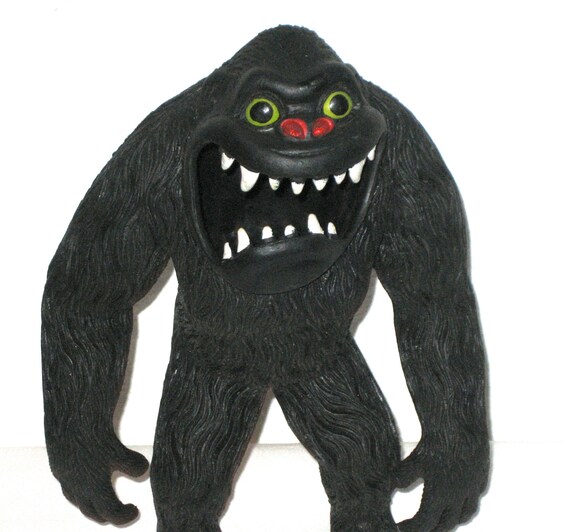 Vintage 70s King Kong Gigantor Rubber Ape Toy Jigglers Uglies