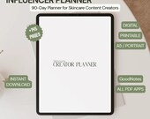 Influencer Planner | Content Creator | Media Kit Influencer | Digitalplanner | Good Notes Planner | Self Care Kit | Business Plan