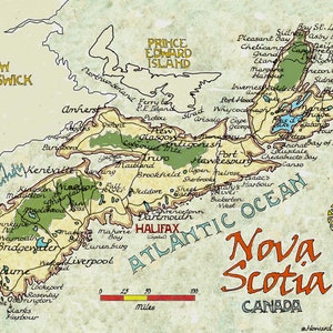 Nova Scotia Map