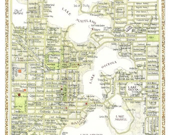 Winter Park, Florida Map