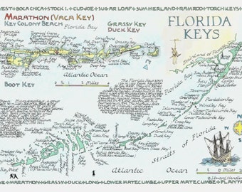 Florida Keys / Marathon - in Two Sizes