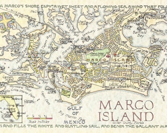 Marco Island, Florida Map