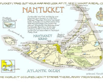 Nantucket Massachsetts Map