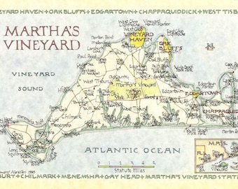 Martha's Vineyard Map