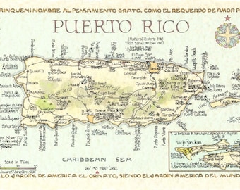 Puerto Rico Map