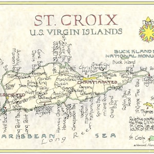 St. Croix Map