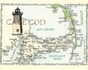 Cape Cod, MA Map