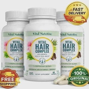 Vital Hair Complex Pack of 3 | Hair Growth Support | 100% Original | Fast Ship image 1