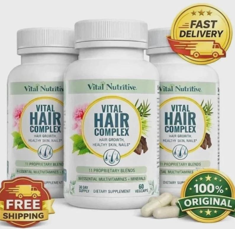Vital Hair Complex Pack of 3 | Hair Growth Support | 100% Original | Fast Ship image 1