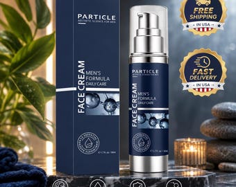 Particle Face Cream For Men 6 In 1 Anti Aging Cream Fights Eye Bags Dark Spots
