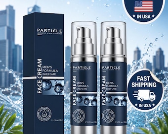2 Pack Particle Face Cream Men 6 in 1 Anti-Aging Cream Fights Eye Bags Dark Spots US