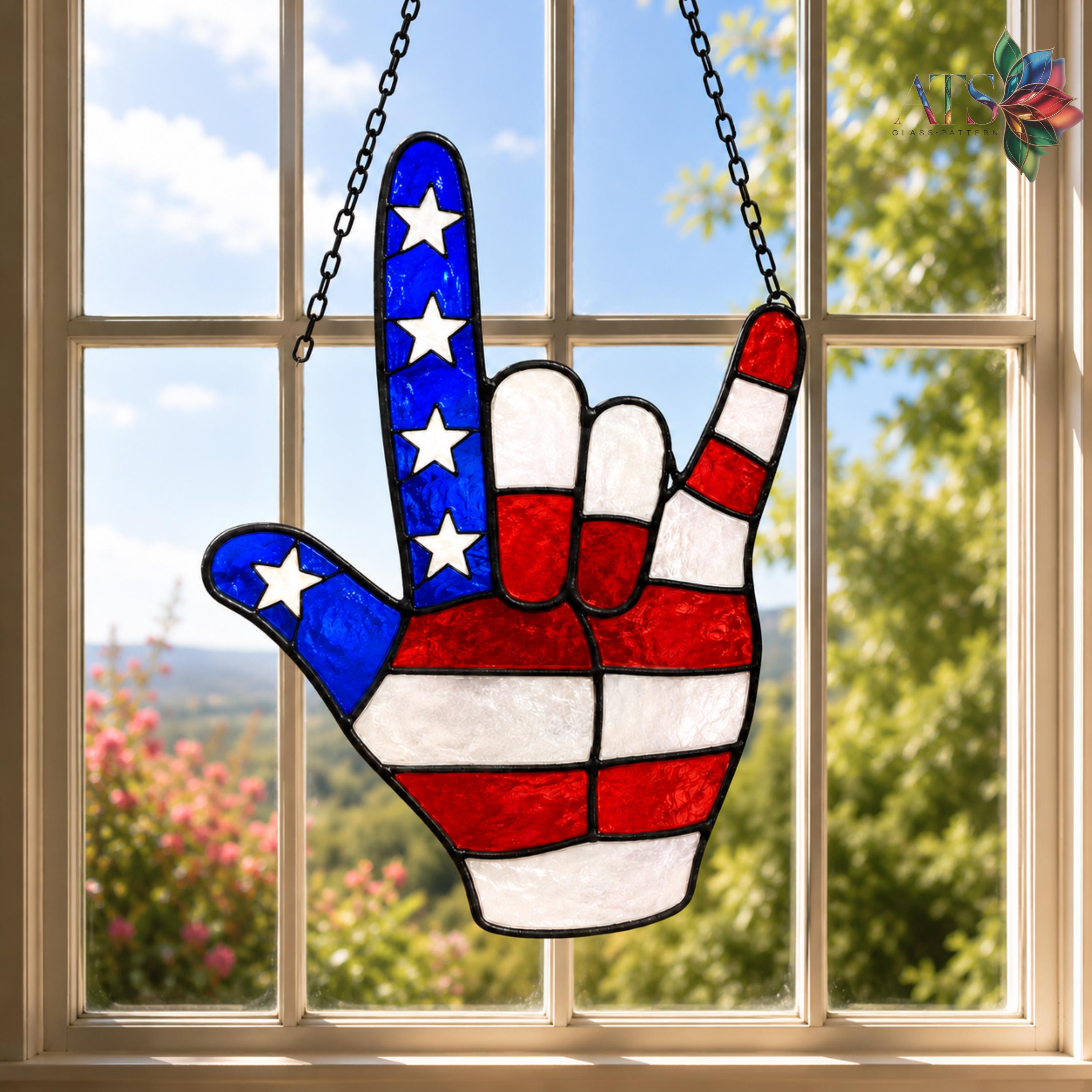 Asl American Flag - Etsy