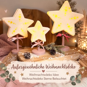 Stern fenster beleuchtet