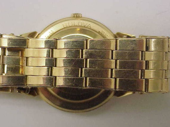 Mens Vintage Bulova 23 Jewels Automatic  14k Soli… - image 2