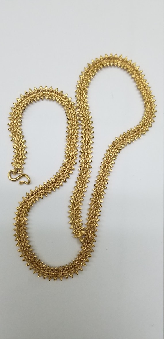 High end shop gold jewelry