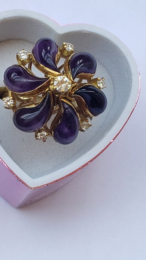 Incredible works of Art, Antique Art Deco 18k Yel… - image 2