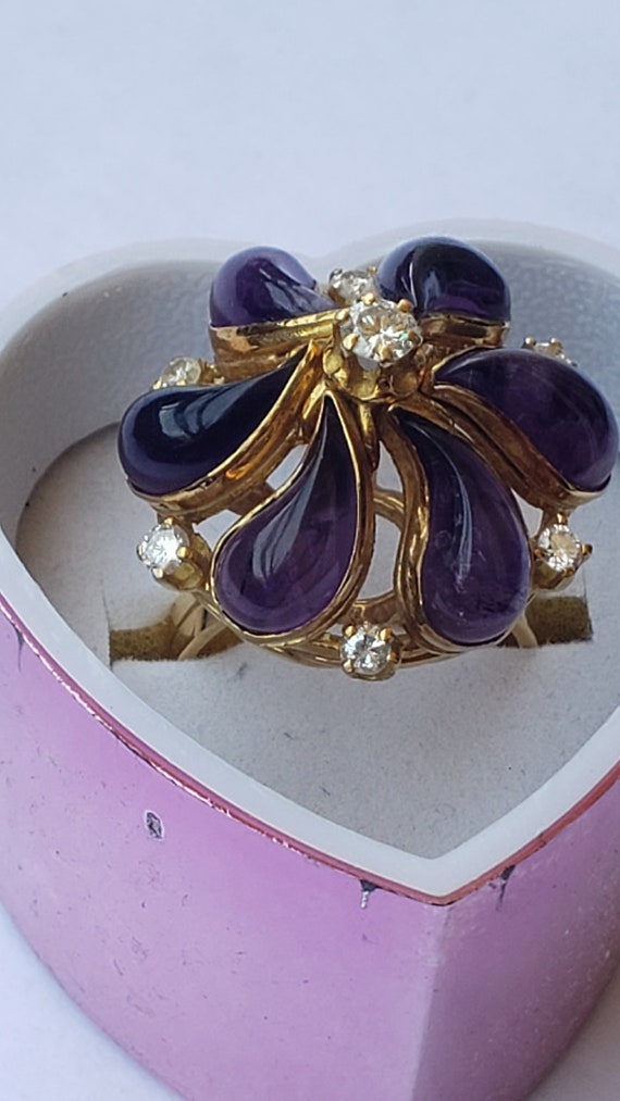 Incredible works of Art, Antique Art Deco 18k Yel… - image 8