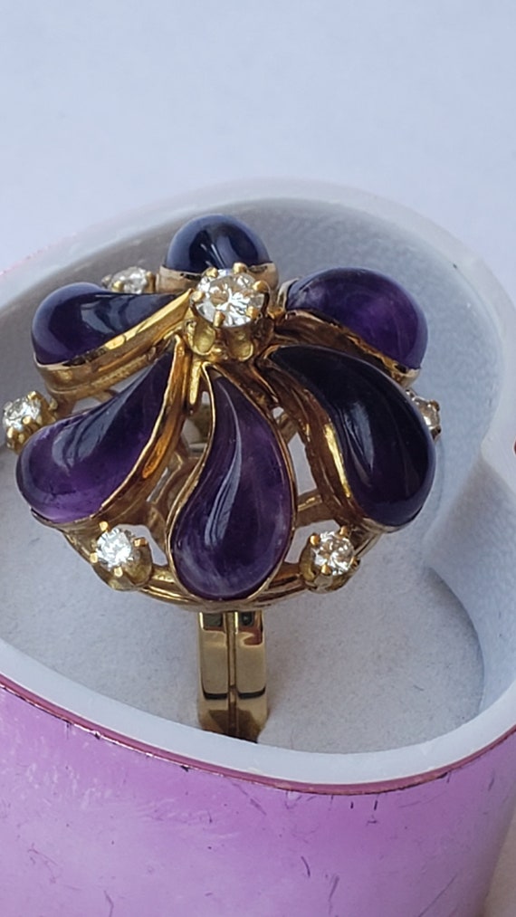 Incredible works of Art, Antique Art Deco 18k Yel… - image 1