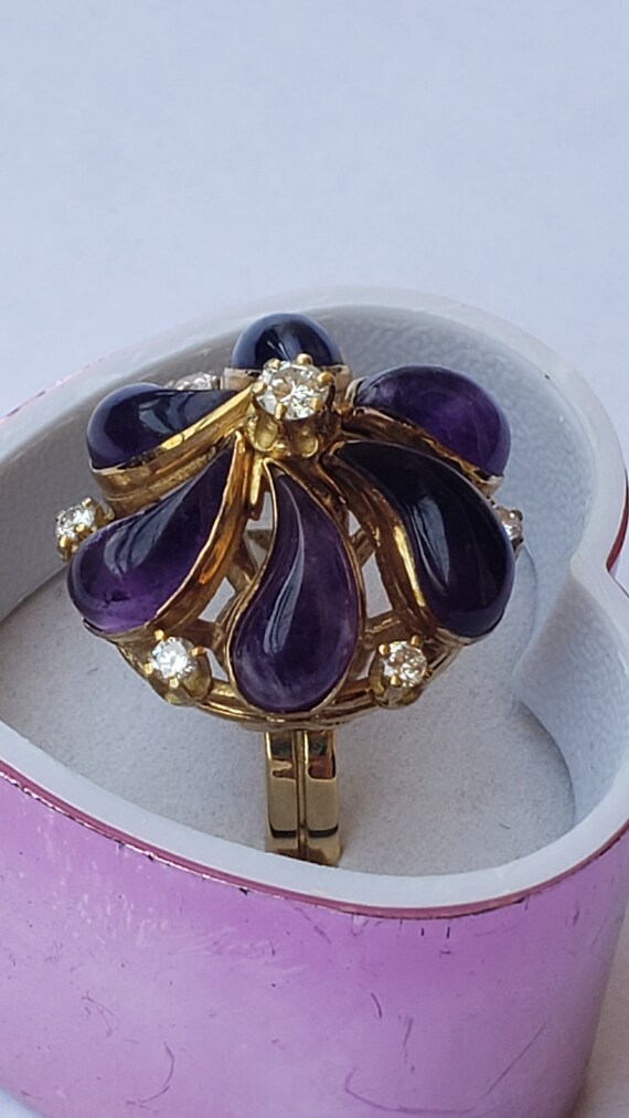 Incredible works of Art, Antique Art Deco 18k Yel… - image 9