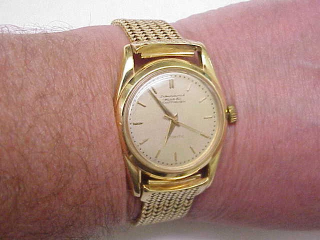 Gold iwc best sale watch