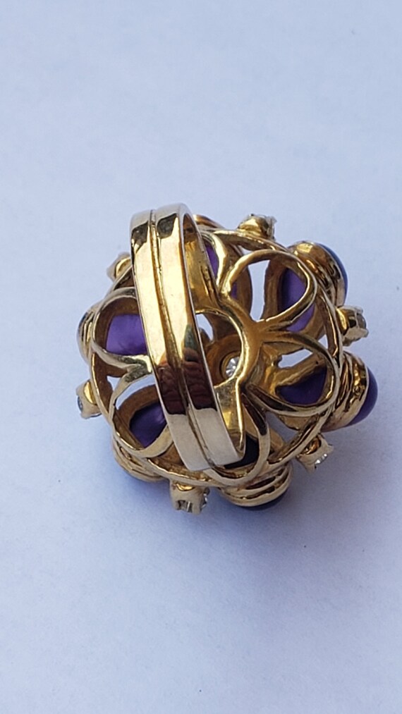 Incredible works of Art, Antique Art Deco 18k Yel… - image 7