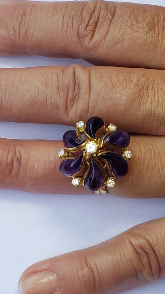 Incredible works of Art, Antique Art Deco 18k Yel… - image 6