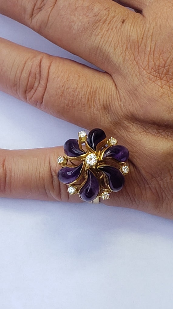 Incredible works of Art, Antique Art Deco 18k Yel… - image 4