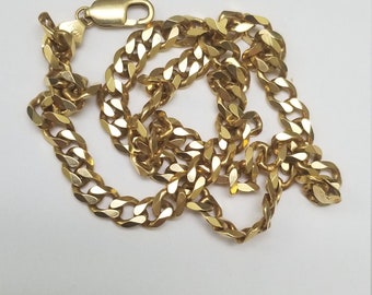 High End Jewelry! Unique! Vintage 18k Solid Gold Italian Necklace 20", 55gr