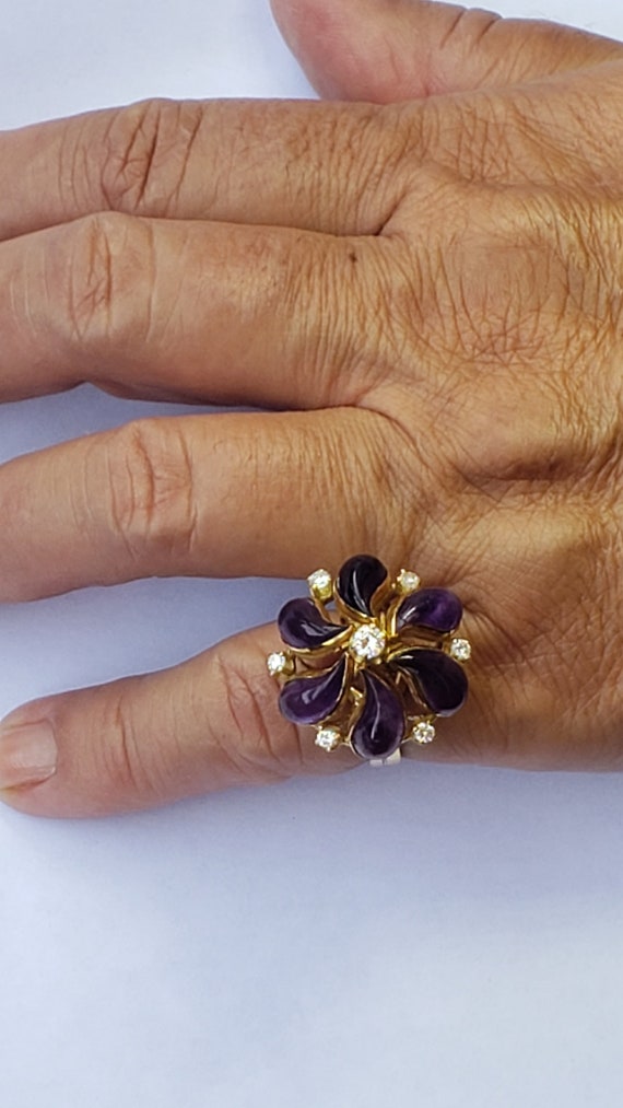 Incredible works of Art, Antique Art Deco 18k Yel… - image 10