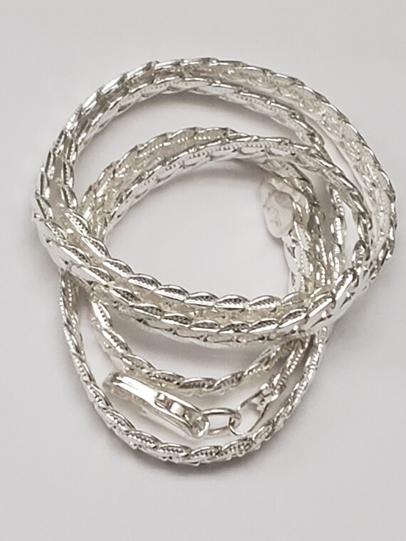 Sterling silver necklace , 20" , 26.7gr , unisex