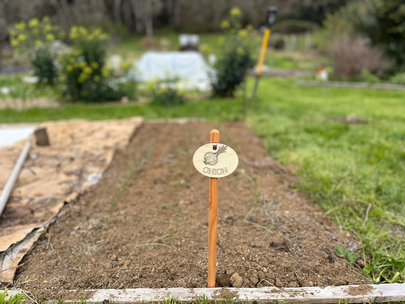 Reusable Garden Markers Set of 5 – Wooden Plant Labels ...