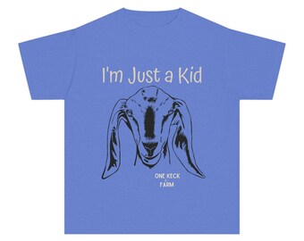 Youth + Toddler 'I'm Just a Kid' Goat Graphic Tee