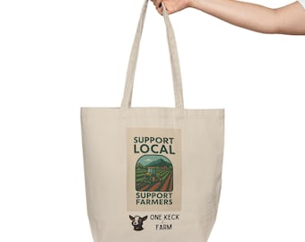Support Local Farmers Canvas Market Tote