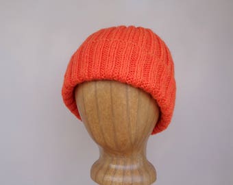 orange wool hunting hat