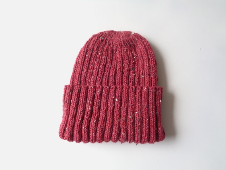 mens red wool hat