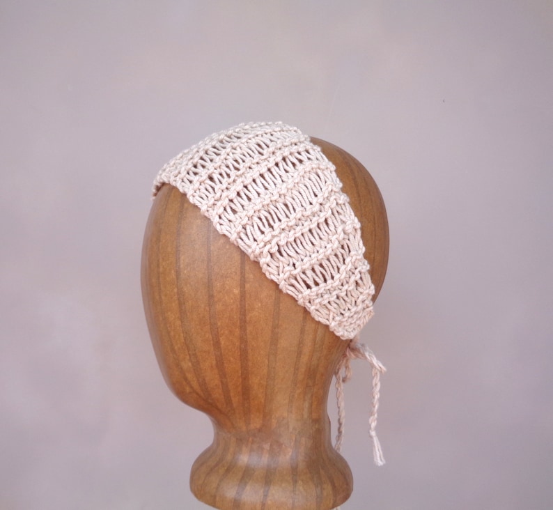 Lace String Headband CHOOSE Color Adjustable Tie Back Hand Etsy