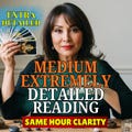 Same Hour Medium Extremely Detailed Reading | Psychic Medium Insight, Spirit Messages, Honest Advice | Fast Accuracy, Clairvoyant Prediction product logo
