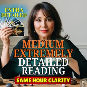 Lecture moyenne à la même heure extrêmement détaillée | Perspicacité moyenne psychique, messages spirituels, conseils honnêtes | Précision rapide, prédiction par clairvoyance