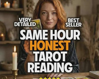 Same Hour Honest Tarot Reading | Very Detailed Psychic Love Career General Reading | Fast Intuitive Same Hour Delivery | No Sugarcoating