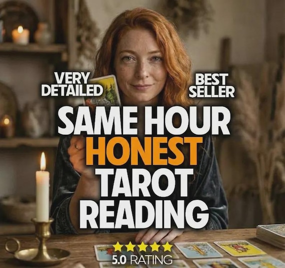 Same Hour Honest Tarot Reading | Very Detailed Psychic Love Career General Reading | Fast Intuitive Same Hour Delivery | No Sugarcoating