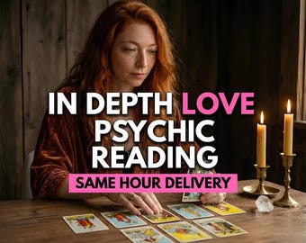 SAME HOUR LOVE Psychic Reading | In-Depth Urgent Psychic Love Reading Same Hour Delivery Honest Clairvoyant Insights Soulmate Twin Flame