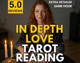 Same Hour In Depth Love Tarot Reading, Extra Detailed Psychic Reading,Soulmate & Twin Flame Relationship Advice, Accurate Fast Tarot Reading