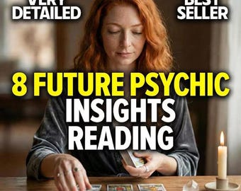 Same Hour 8 Future Psychic Insights Tarot Reading | Spiritual Guidance | Fortune Teller Style Intuitive Predictions | Fast Delivery