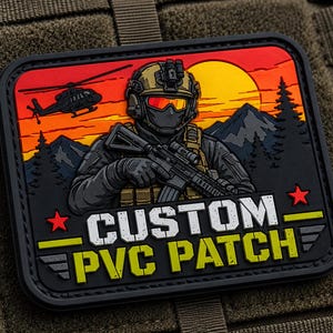 Personalized PVC Patches - Made To Order - Quick Turnaround Time