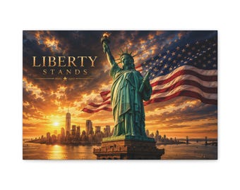 Lienzo decorativo con la Estatua de la Libertad / Arte para la pared del salón