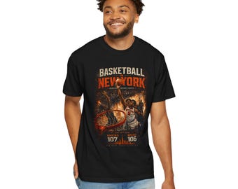 Basketball New York Shirt | Basketball Graphic Tee, Punktzahl 107-106 | OG Tip-In