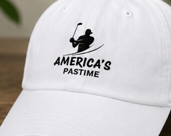 Gorra de golf para hombre, gorra bordada con el nuevo pasatiempo estadounidense, regalo de golf para jubilación, cumpleaños, aniversario / gorra de golfista, regalo para papá golfista