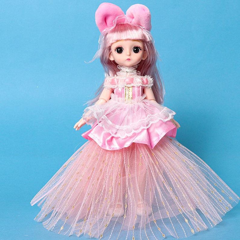 Muñeca de la Princesa Elsa de Frozen y Blancanieves en su boda, juguete de princesa para niñas, regalo de cumpleaños para niños, regalo de Navidad para pequeños fans. imagen 11
