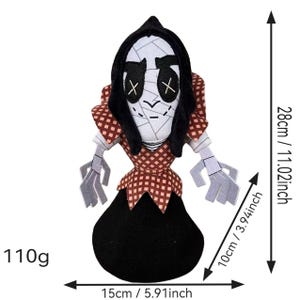 Coraline inktvis pluche speelgoed voor kinderen, schattige octopus knuffel uit de Coraline film, verjaardagscadeau voor fans, zachte knuffel afbeelding 11
